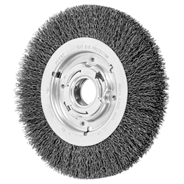 Pferd 79181129 | 81129 8" Diameter x 1" Width Carbon Steel Wire Wheel Brush