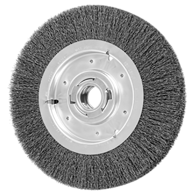 Pferd 79181254 | 81254 10" Diameter x 2" Width Carbon Steel Wire Wheel Brush