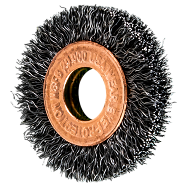 Pferd 79181504 | 81504 1-1/4" Diameter x 1/4" Width Carbon Steel Wire Wheel Brush