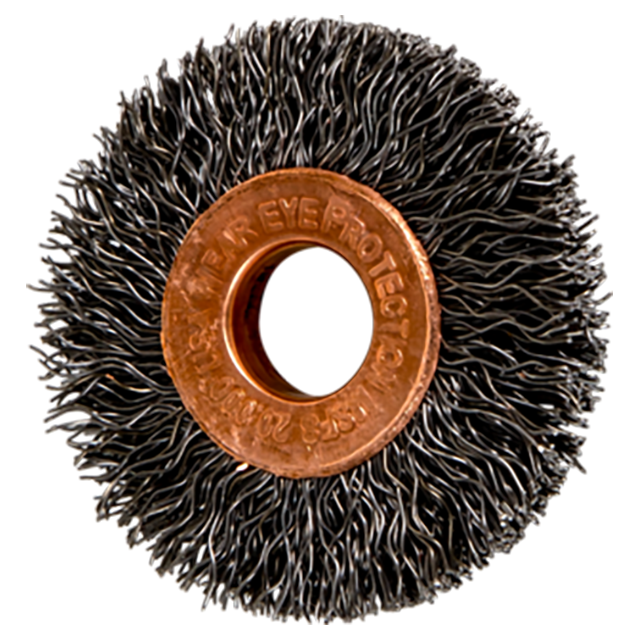 Pferd 79181517 | 81517 1-1/2" Diameter x 1/4" Width Carbon Steel Wire Wheel Brush