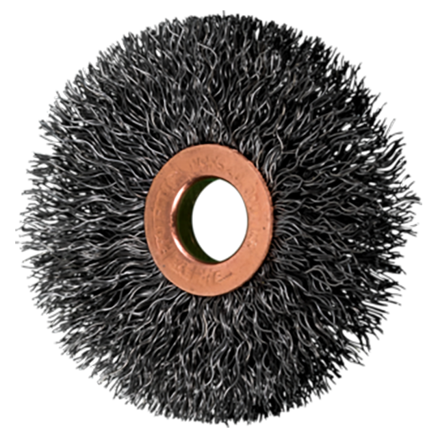 Pferd 79181534 | 81534 2-1/2" Diameter x 1/2" Width Carbon Steel Wire Wheel Brush