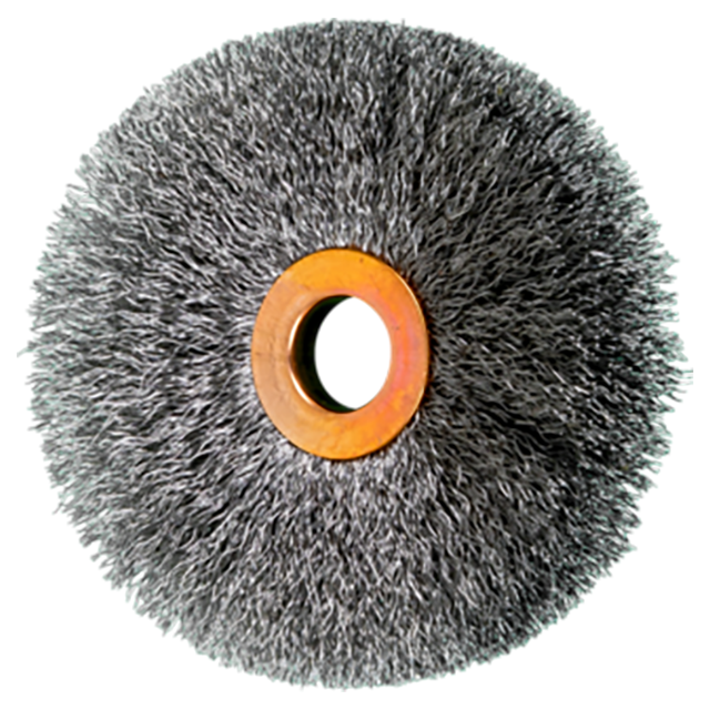Pferd 79181542 | 81542 3" Diameter x 5/8" Width Carbon Steel Wire Wheel Brush
