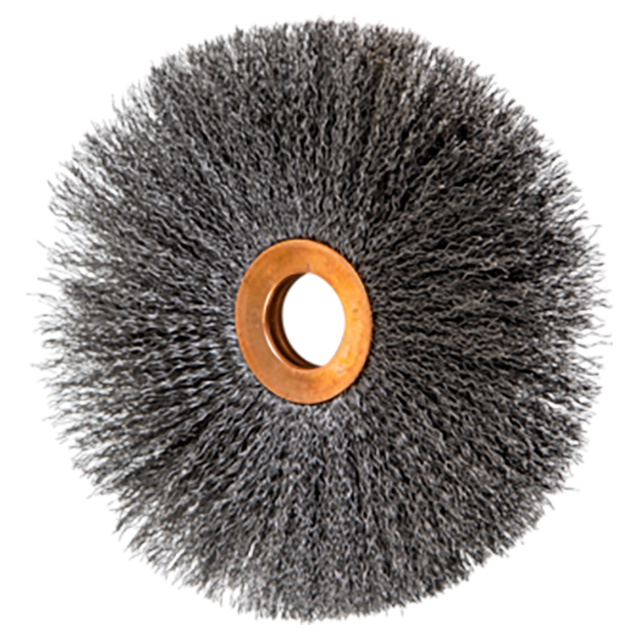 Pferd 79181553 | 81553 4" Diameter x 1/2" Width Carbon Steel Wire Wheel Brush