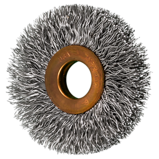 Pferd 79181578 | 81578 2" Diameter x 3/8" Width Stainless Steel Wire Wheel Brush