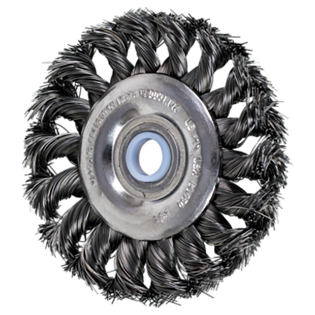 Pferd 79181650 | 81650 3" Diameter x 1/2" Width Carbon Steel Wire Wheel Brush