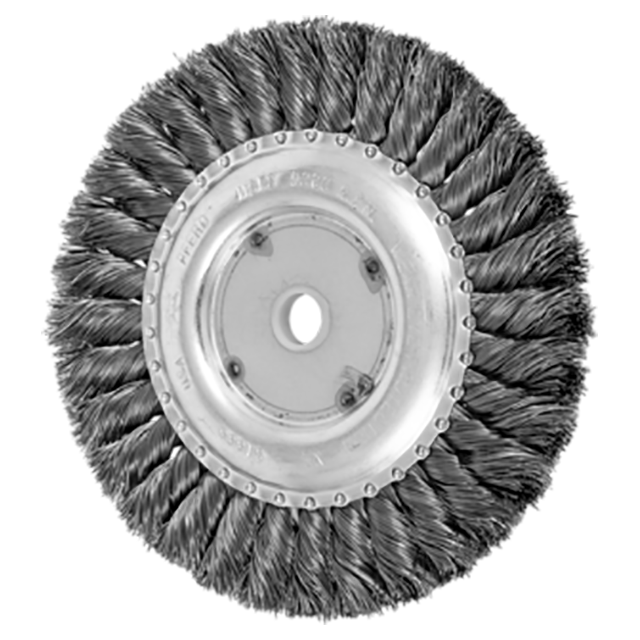 Pferd 79181666 | 81666 6" Diameter x 5/8" Width Carbon Steel Wire Wheel Brush