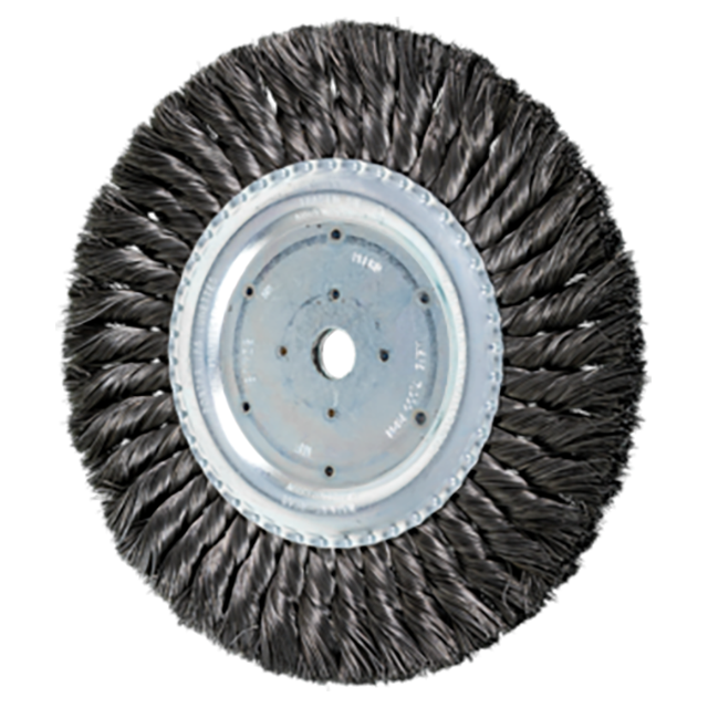 Pferd 79181702 | 81702 8" Diameter x 5/8" Width Carbon Steel Wire Wheel Brush