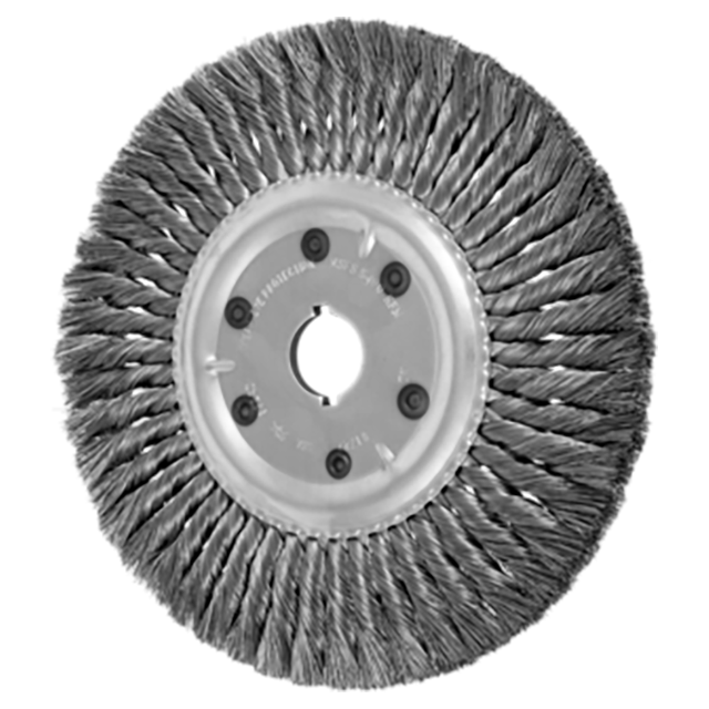 Pferd 79181727 | 81727 10" Diameter x 3/4" Width Carbon Steel Wire Wheel Brush