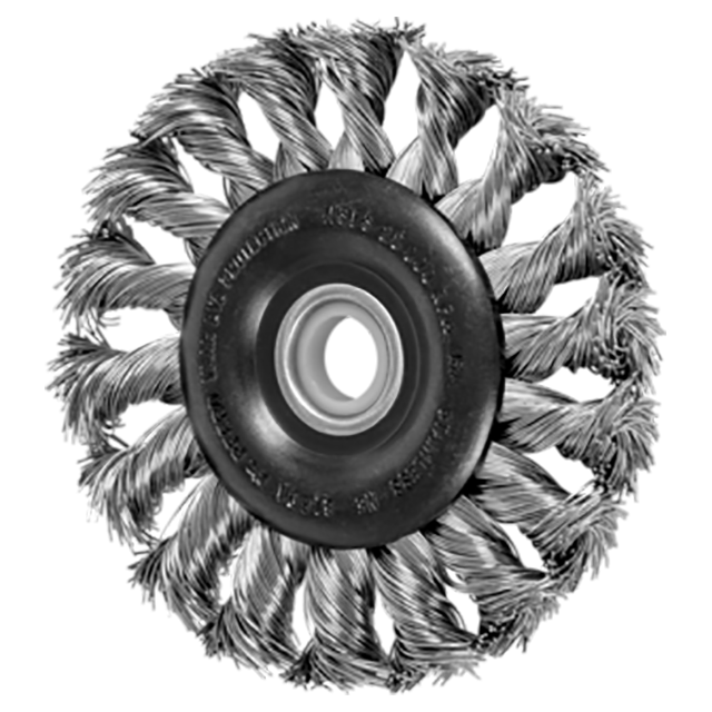 Pferd 79181801 | 81801 3" Diameter x 7/16" Width Stainless Steel Wire Wheel Brush