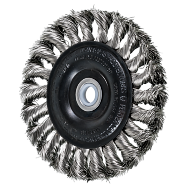 Pferd 79181806 | 81806 4" Diameter x 5/8" Width Stainless Steel Wire Wheel Brush