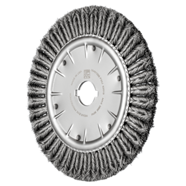 Pferd 79182019 | 82019 14" Diameter x 3/4" Width Carbon Steel Knot Wire Wheel Brush