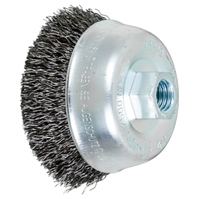 Pferd 79182249 | 82249 3-1/2" Diameter x 7/8" Length Carbon Steel Cup Brush