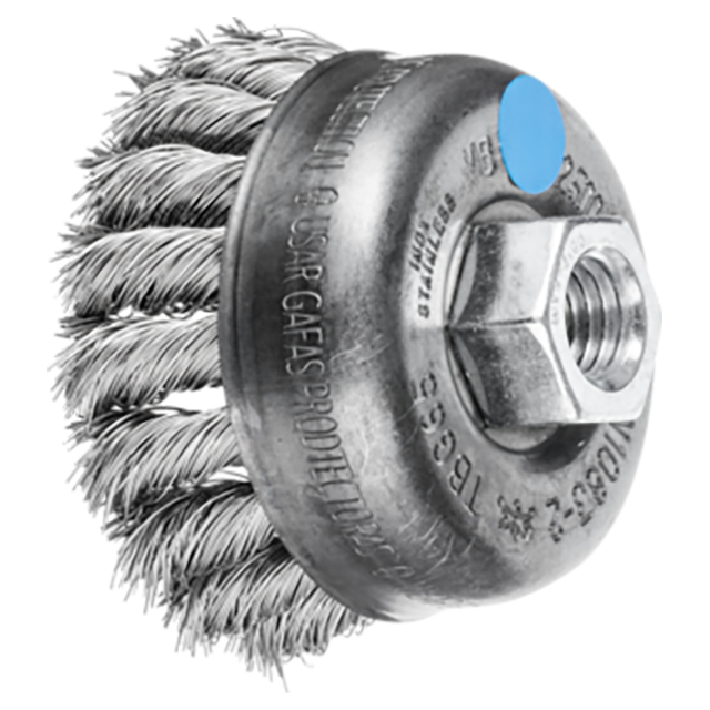 Pferd 79182329 | 82329 2-3/4" Diameter x 5/8-11" Thread Stainless Steel Cup Brush