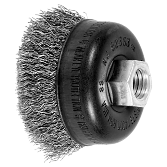 Pferd 79182353 | 82353 2-3/4" Diameter x 7/8" Length Stainless Steel Cup Brush