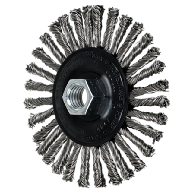 Pferd 79182421 | 82421 4-1/2" Diameter x 3/16" Width Stringer Bead Wheel Brush