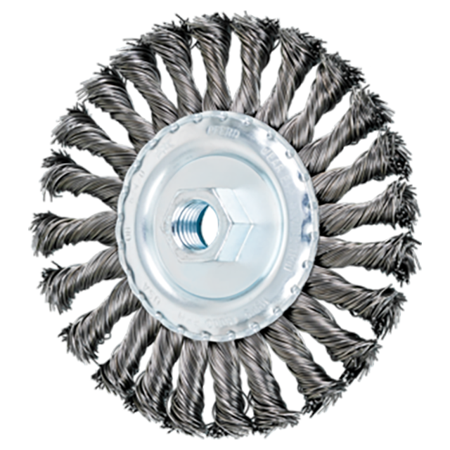 Pferd 79182470 | 82470 5" Diameter x 5/8" Width Carbon Steel Wire Wheel Brush