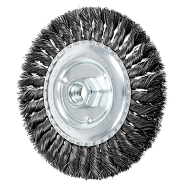 Pferd 79182472 | 82472 6" Diameter x 5/8" Width Carbon Steel Wire Wheel Brush