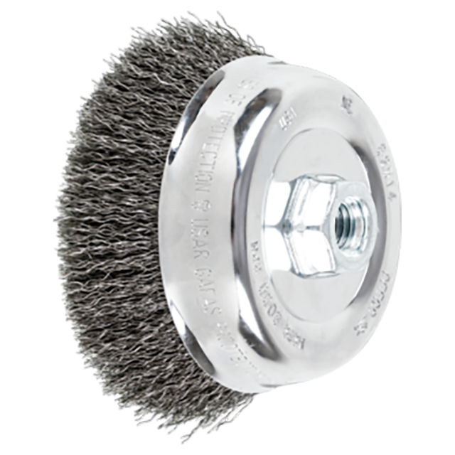 Pferd 79182514 | 82514 5" Diameter x 1-1/4" Length Carbon Steel Cup Brush