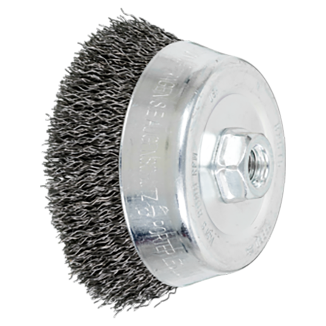 Pferd 79182515 | 82515 5" Diameter x 1-1/4" Length Carbon Steel Cup Brush