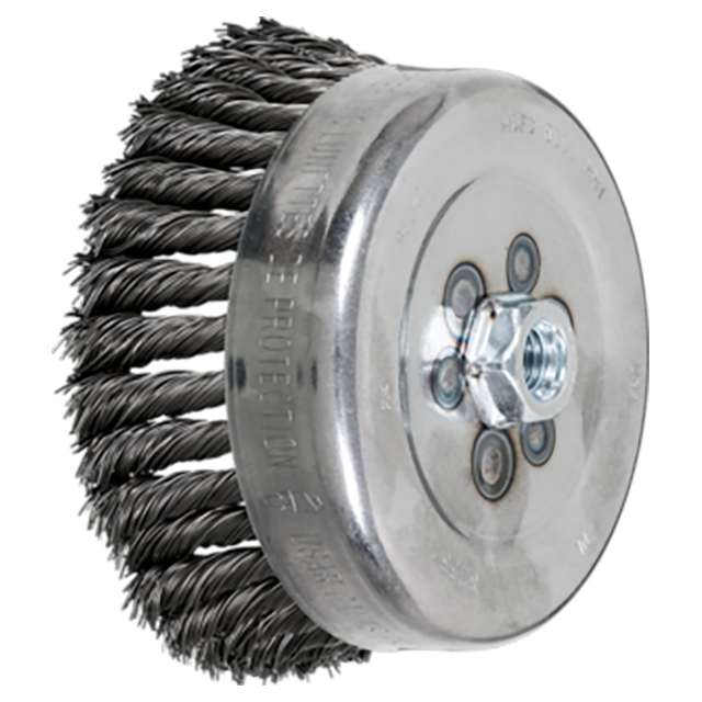 Pferd 79182531 | 82531 6" Diameter x 5/8"-11 Thread Carbon Steel Cup Brush