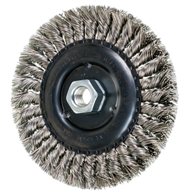 Pferd 79182598 | 82598 6" Diameter x 5/8" Width Stainless Steel Wire Wheel Brush