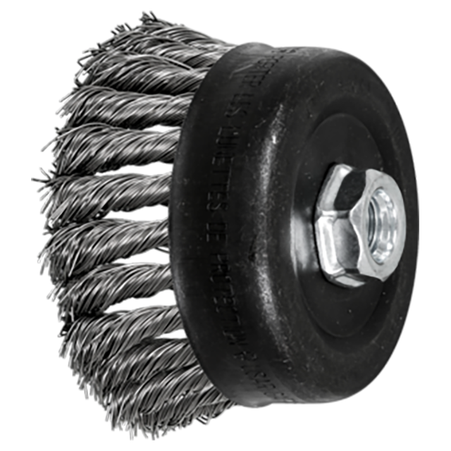 Pferd 79182648 | 82648 4" Diameter x 5/8-11" Thread Stainless Steel Cup Brush