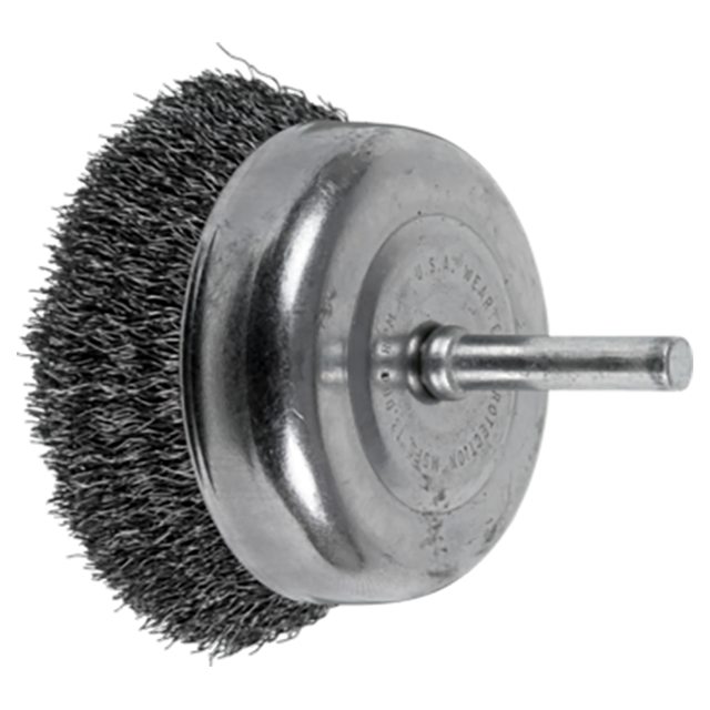 Pferd 79182828 | 82828 2-1/2" Diameter x 3/8" Width Carbon Steel Cup brush