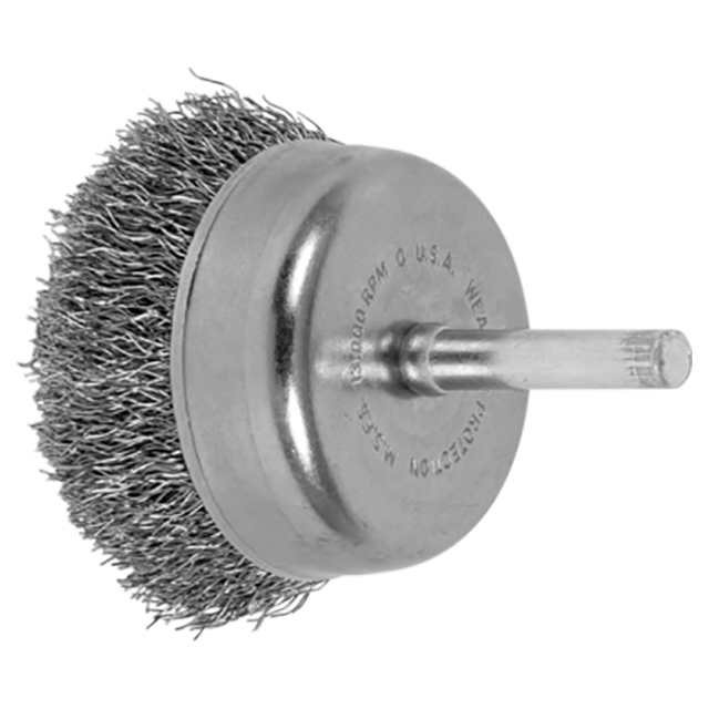 Pferd 79182838 | 82838 2" Diameter x 1/2" Width Stainless Steel Cup brush