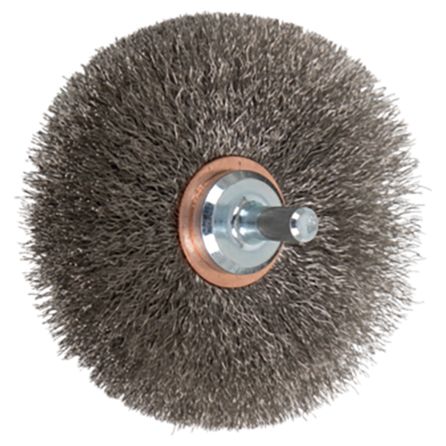 Pferd 79182911 | 82911 3" Diameter x 5/8" Width Stainless Steel Wire Wheel Brush