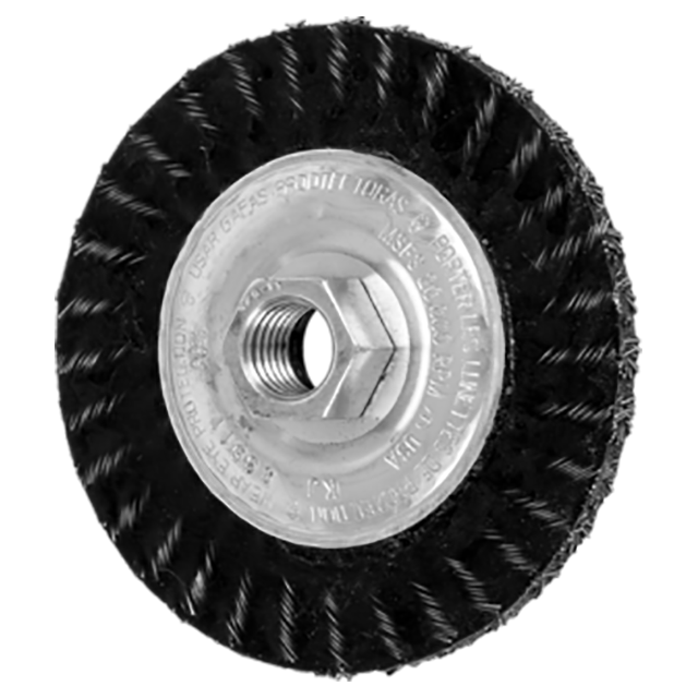 Pferd 79183511 | 83511 4" Diameter x 3/16" Width Wheel brush crimped