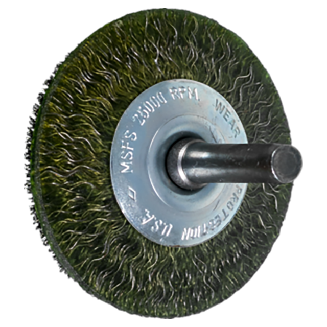 Pferd 79183602 | 83602 2" Diameter x 1/4" Width Carbon Steel Wire Wheel Brush