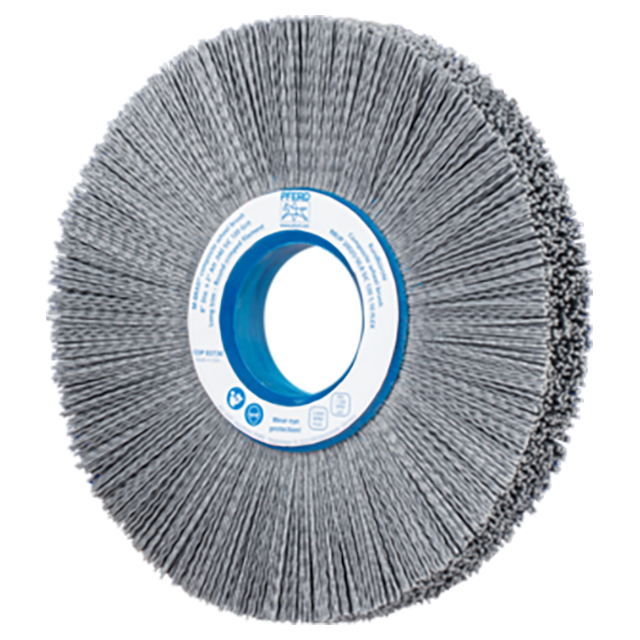 Pferd 79183734 | 83734 8" Diameter x 120 Grit Silicon Carbide Composite Wheel Brush
