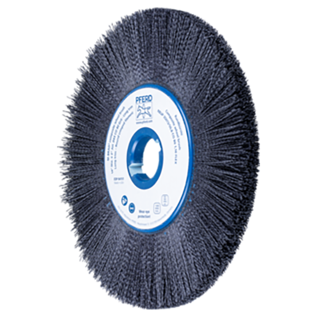 Pferd 79184151 | 84151 14" Diameter x 80 Grit Ceramic Oxide Composite Wheel Brush
