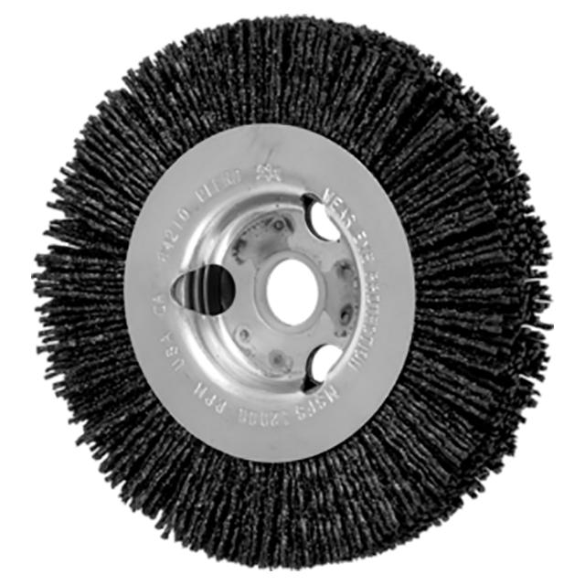 Pferd 79184210 | 84210 4" Diameter x 80 Grit Ceramic Oxide Wheel Brush