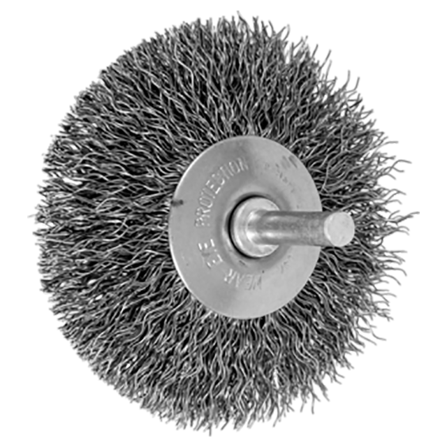 Pferd 79184816 | 82863P 3" Diameter x 3/8" Width Carbon Steel Mounted Flared Cup Brush