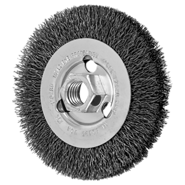 Pferd 79184869 | 82195P 4" Diameter x 1/2" Width Carbon Steel Wire Wheel Brush