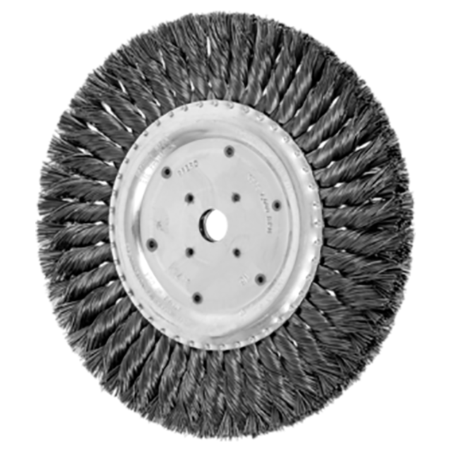 Pferd 79184895 | 81704P 8" Diameter x 5/8" Width Carbon Steel Wire Wheel Brush