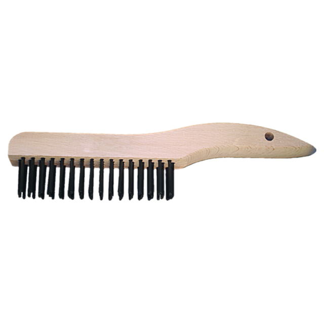 Pferd 79185033 | 85033 10-1/4" OAL x 5" Width Carbon Steel Shoe Handle Scratch Brush