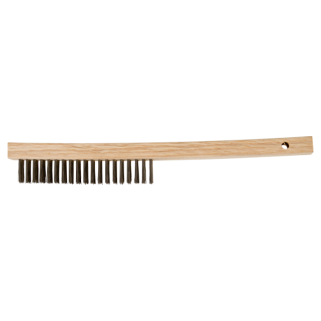 Pferd 79185047 | 85047 13-3/4" OAL x 6" Width Stainless Steel Curved Handle Scratch Brush