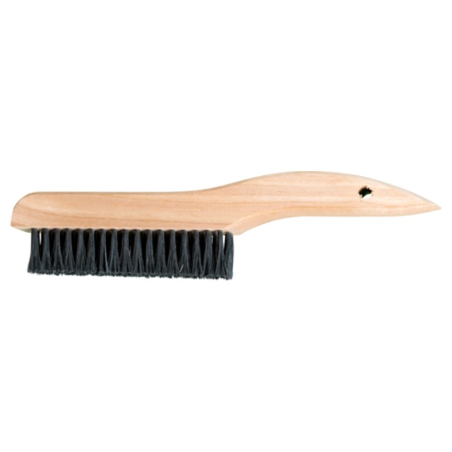 Pferd 79189551 | 89551 10" OAL x 5" Width Carbon Steel Shoe Handle Platers Brush
