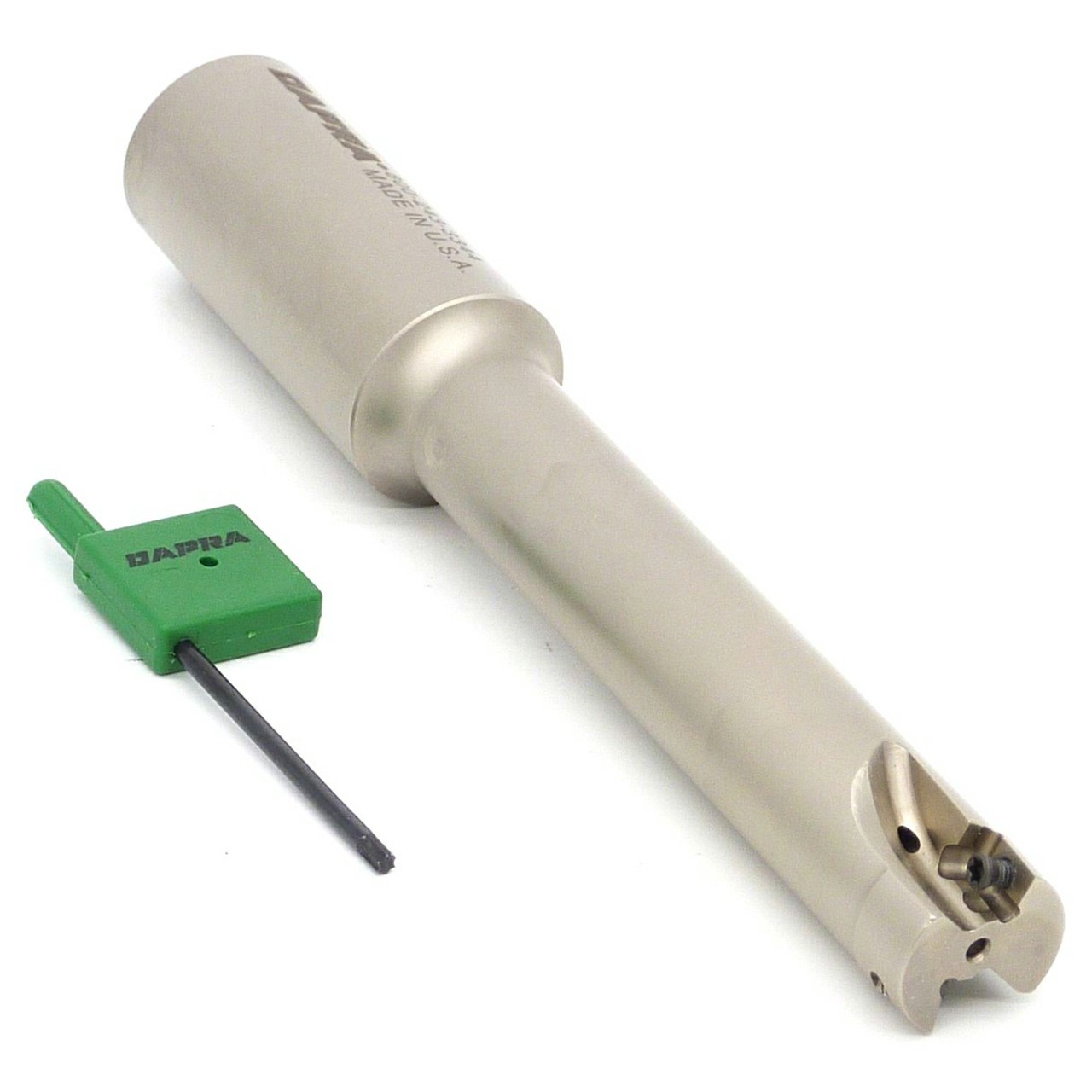 Dapra 20720C | CC-SSER0750-4000-R35-2C 0.750" Diameter x 10.00mm Insert Size x 6.280" OAL 2 Edge Carbide Core Square Shoulder End Mill