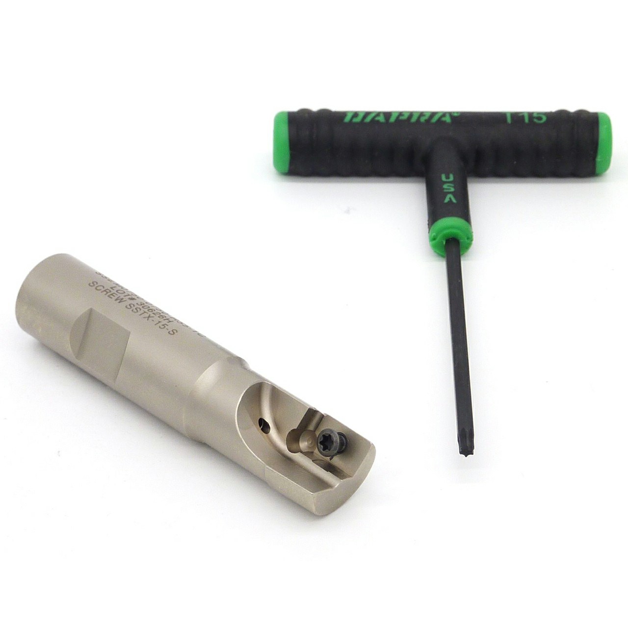 Dapra 20110C | SSEM0750-0750-R55-1C 0.750" Diameter x 16.00mm Insert Size x 3.490" OAL 1 Edge Steel Square Shoulder End Mill