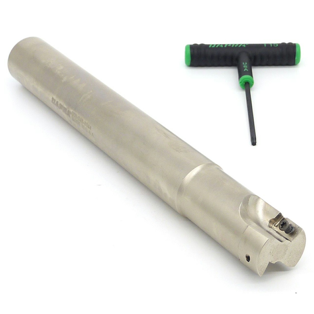 Dapra 20615 | SSER1250-10000-SS-R55-2 1.250" Diameter x 16mm Insert Size x 10.000" OAL 2 Edge STEEL Square Shoulder End Mill
