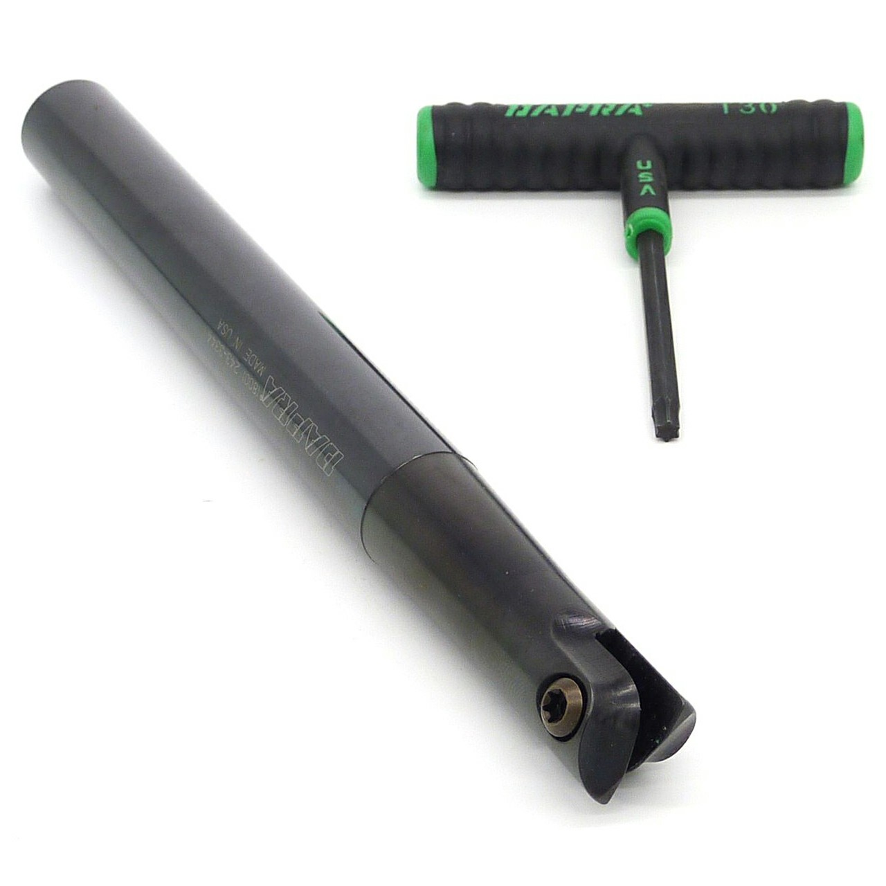 Dapra 40800 | BDEM-1000-10000-SS 1.000" Diameter x 10.000" OAL 2 Edge Steel Ball Nose End Mill