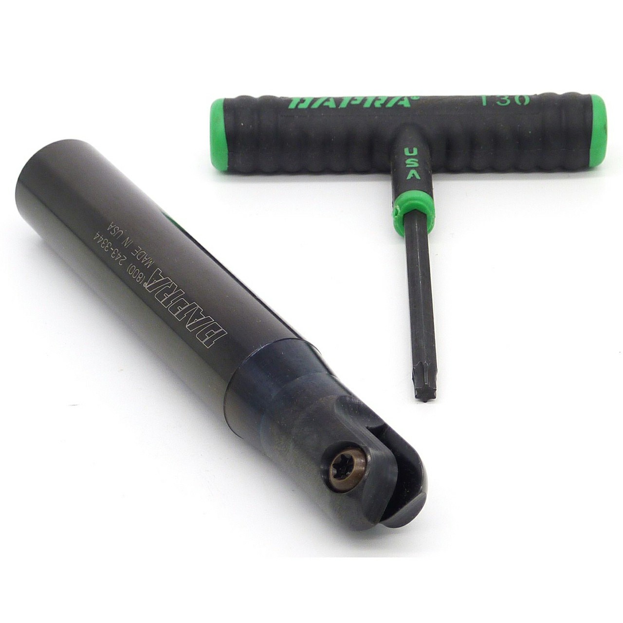 Dapra 40180 | BNEM-1000-6250-SS 1.000" Diameter x 6.250" OAL 2 Edge Steel Ball Nose End Mill