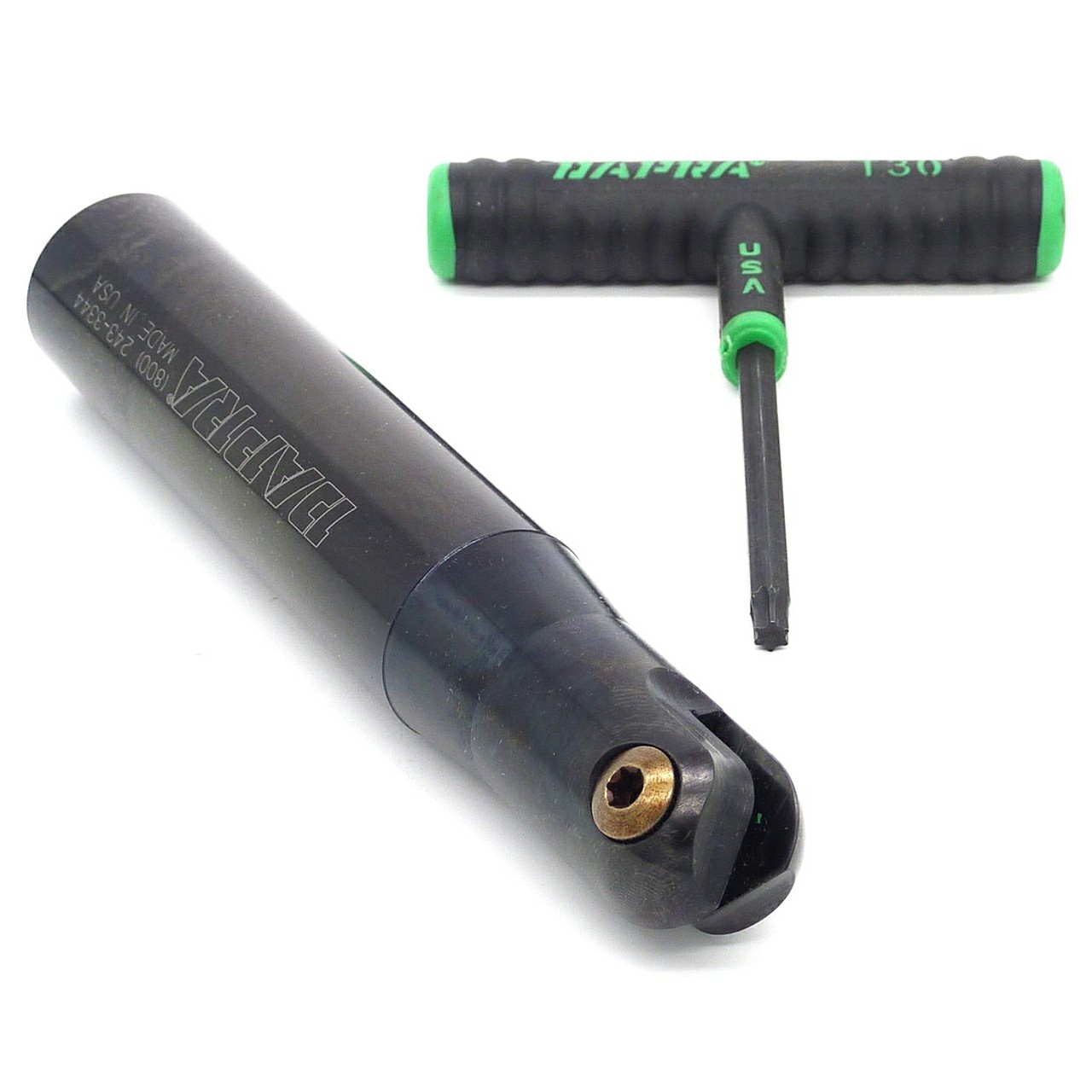 Dapra 40210 | BNEM-1250-7000-SS 1.250" Diameter x 7.000" OAL 2 Edge Steel Ball Nose End Mill