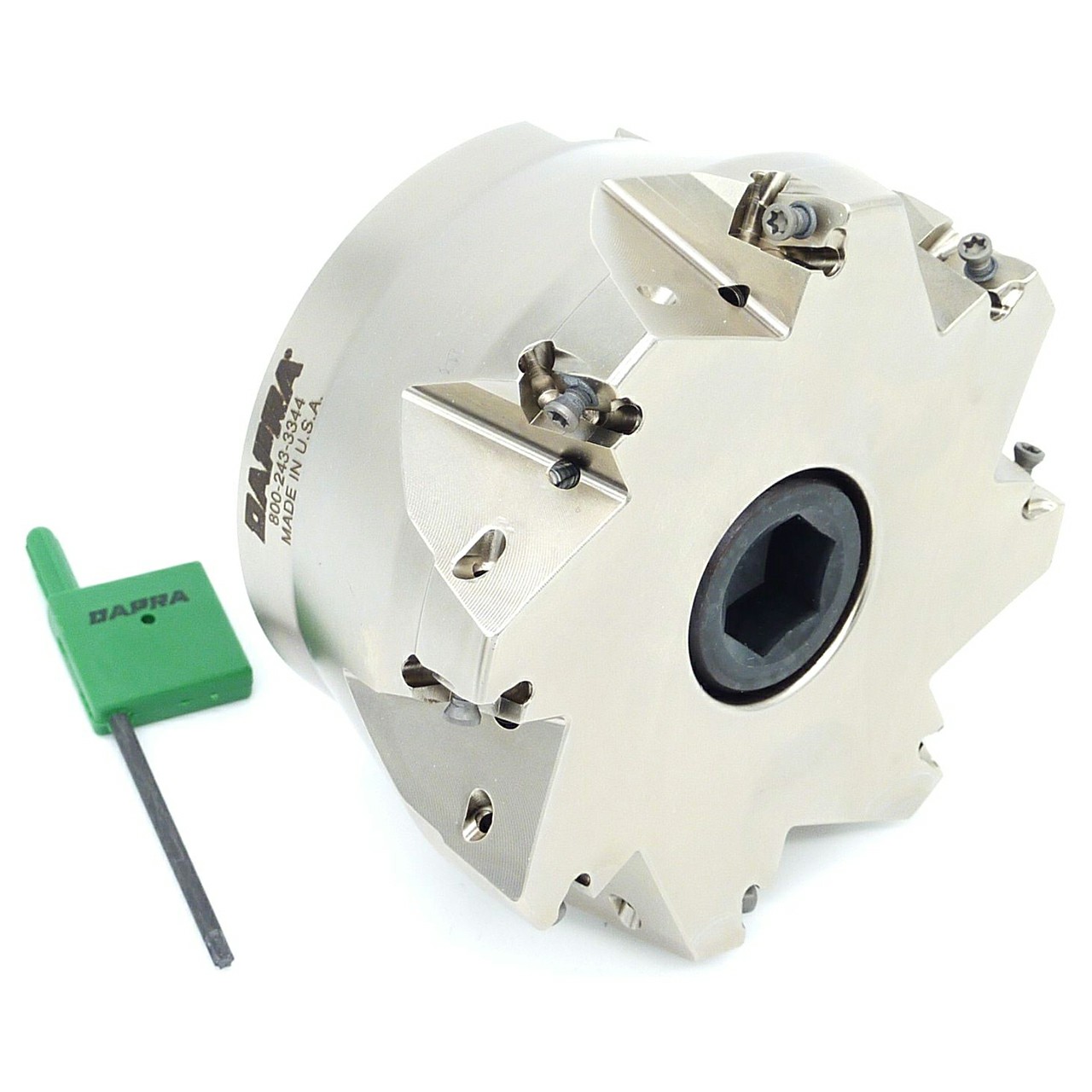 Dapra 33420 | DSSSM-4000-1500-D45-8C 1.500" Diameter x 2.250" OAL 8 Edge Square Shoulder Shell Mill