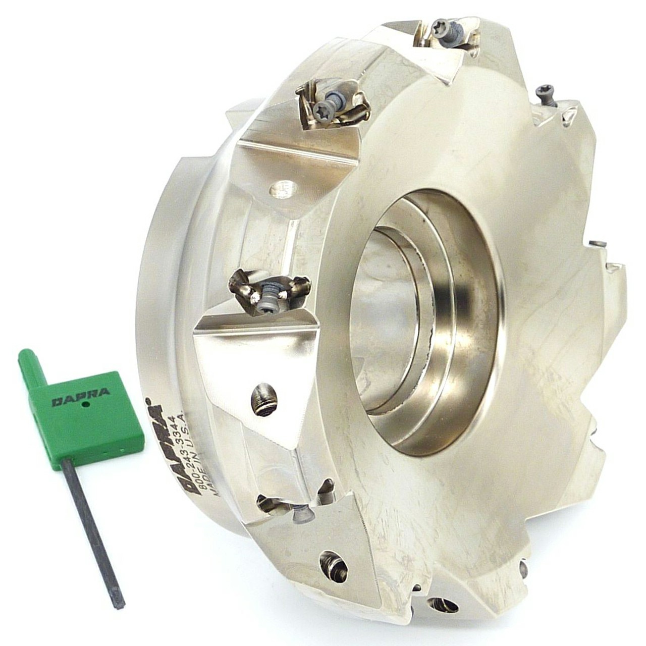 Dapra 33425 | DSSSM-5000-1500-D45-9 1.500" Diameter x 2.000" OAL 9 Edge Square Shoulder Shell Mill