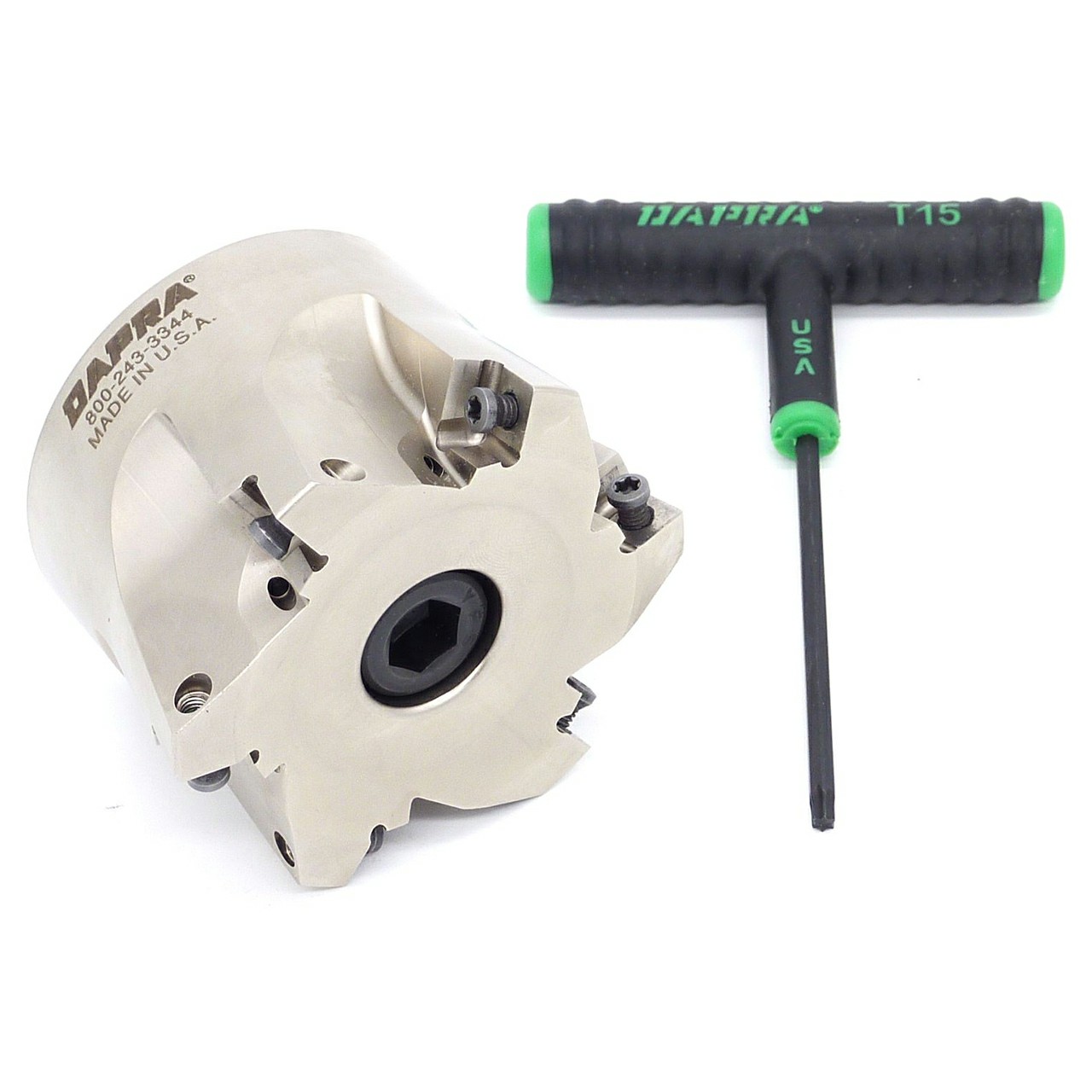 Dapra 60730 | HFSM300-100-R4-6C 3.000" Diameter x RF12 Size x 62.000" OAL 6 Edge Heavy-Feed End Mill