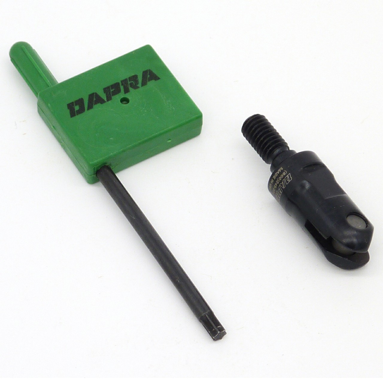 Dapra 41590-M6 | SBNEM-0500-MOD W/M6 0.500" Diameter x 0.500" Size x M6 Thread 2 Edge Ball Nose Head